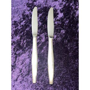 2 Sterling Silver Kirk & Son SIGNET 1958 Silverware Fork Dinner Flatware